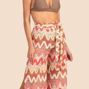 Trina Turk cover up pants size S NWT